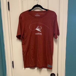Men's unplug fly fishing T-Shirt